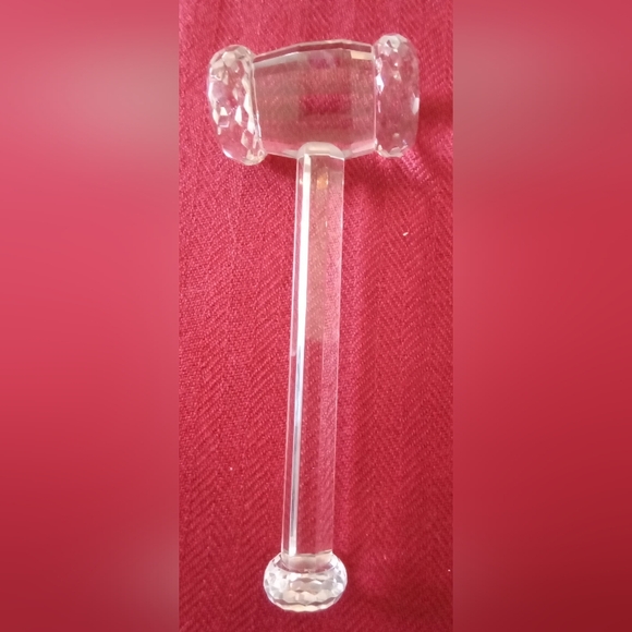 CRYSTAL/GLASS GAVEL - Picture 5 of 6